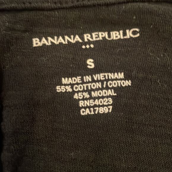 Banana Republic factory Short Sleeve T Shirt Size Small Women’s Black Pu… - Picture 3 of 5